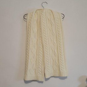 Knit Winter Scarf - Cream - Like New